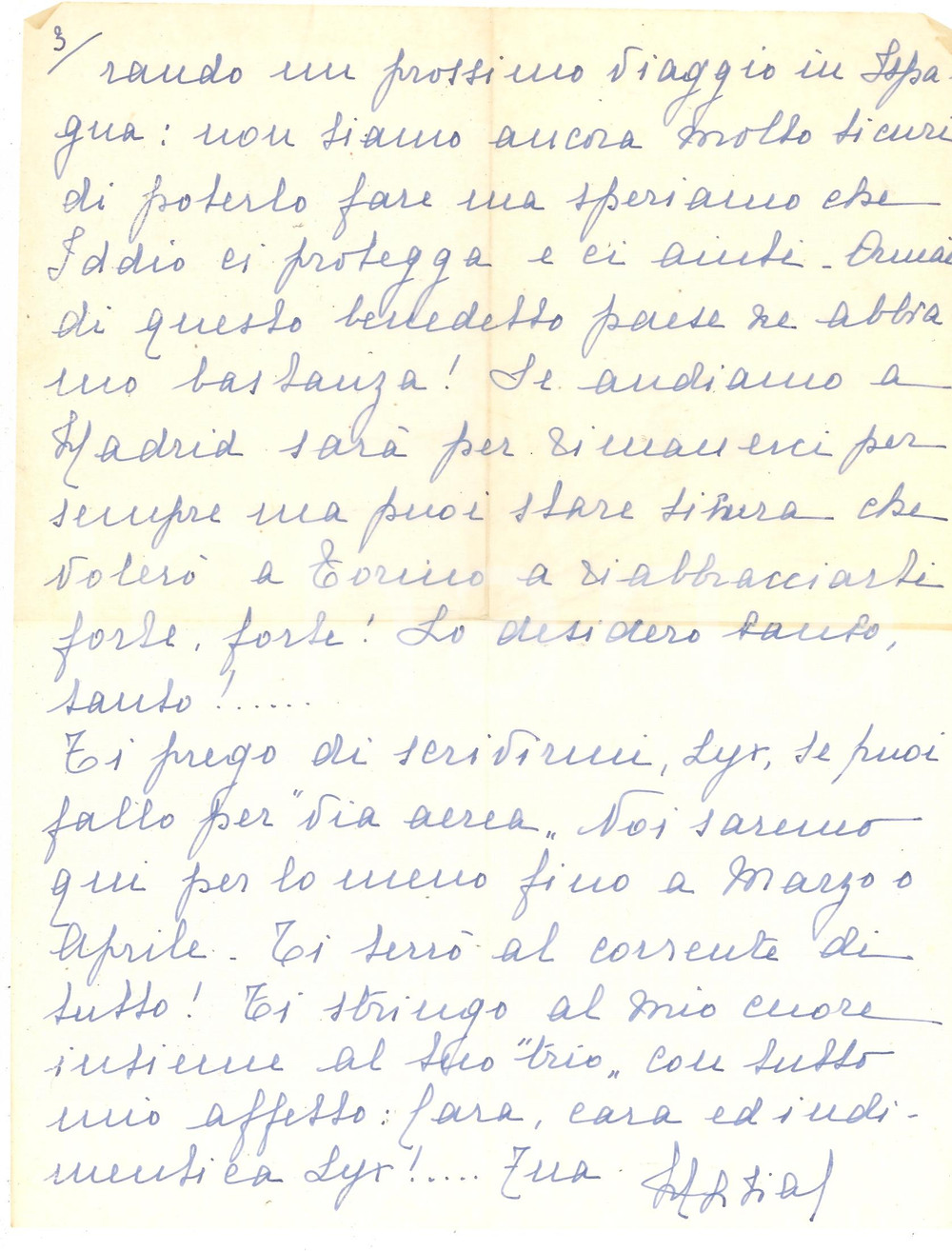 Manoscritto, lettera originale 1946 BUENOS AIRES Maria CALAMARI BOSCH ne ha abbastanza dell Argentina Autografo 1