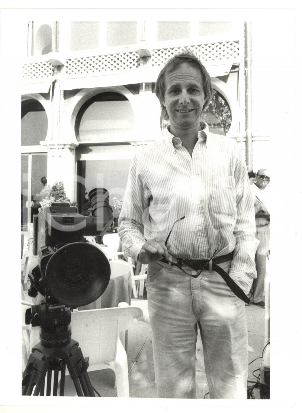 1985 ca CINEMA Ritratto del regista Ken LOACH *Foto VINTAGE 18x24