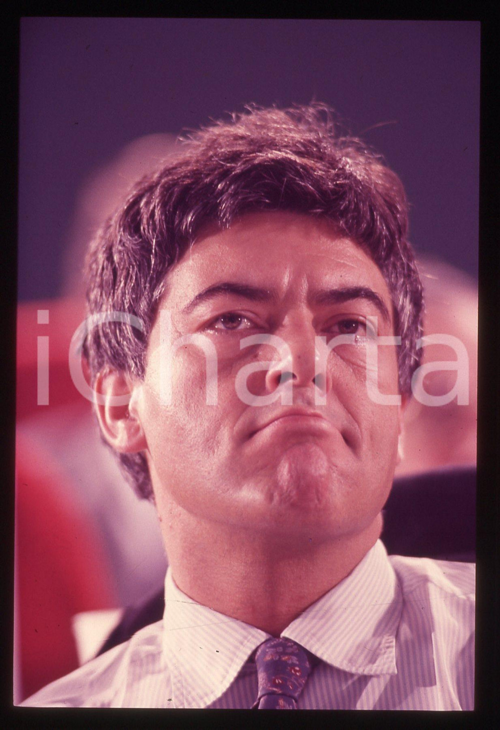 35mm vintage slide* 1989 MILANO Claudio MARTELLI Congresso PSI Ansaldo (57)