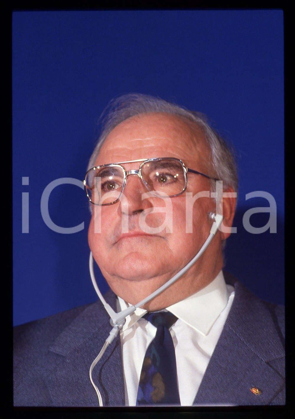 35mm vintage slide* 1993 MILANO Helmut KOHL durante un evento DC POLITICA (29)