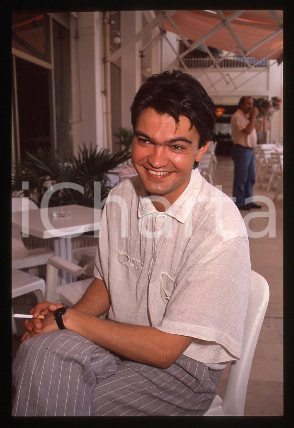 35mm vintage slide* 1990 CANNES Vasili PICHUL Ritratto del regista (9)