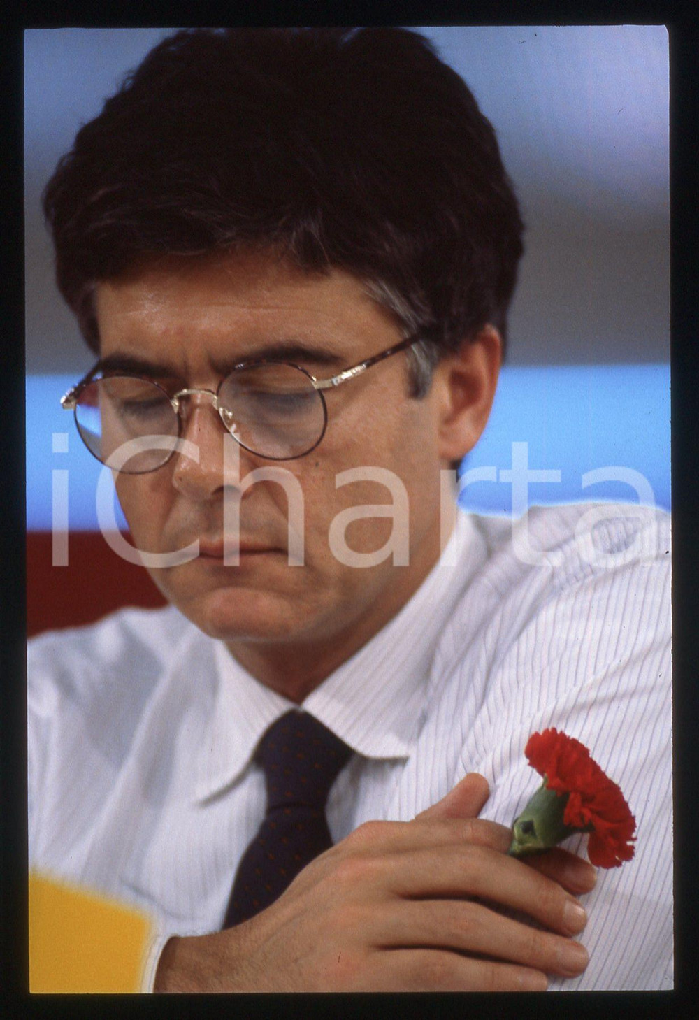 35mm vintage slide* 1989 MILANO Claudio MARTELLI Congresso PSI Ansaldo (23)