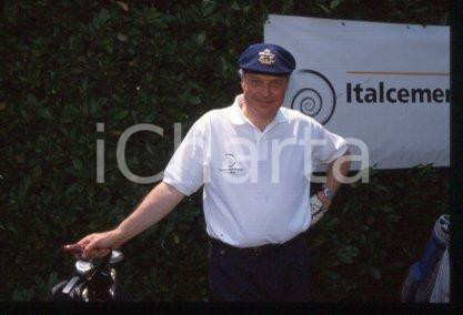 35mm vintage slide* 1989 ca ITALY ITALCEMENTI Banker David René de ROTHSCHILD 35