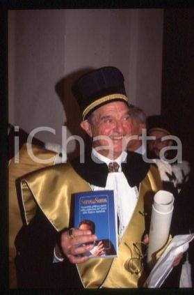 35mm vintage slide* 1995 BOLOGNA UNIVERSITY Honorary Degree of George SOROS (70)
