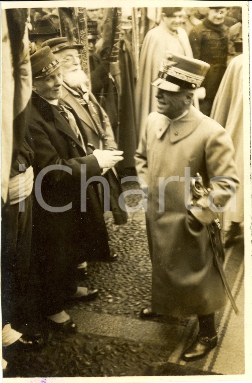 Fotografia d epoca originale 1935 ca MILANO Vittorio Emanuele III Anniversario CINQUE GIORNATE Fotografia 1