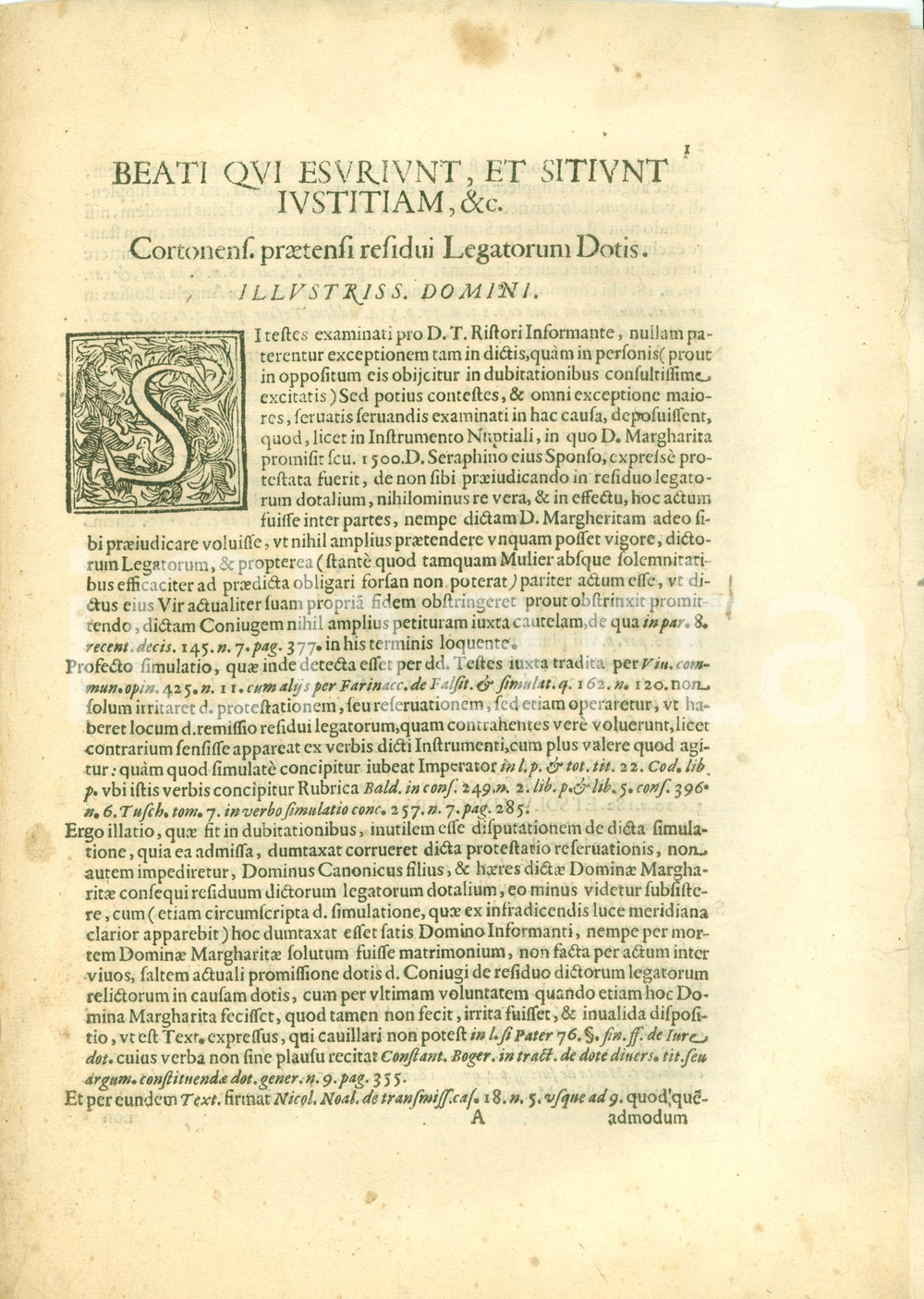 Documento originale, autentico 1662 CORTONA AR Riscossione residui dotali matrimonio MARGHERITA e SERAFINO 1
