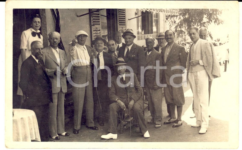 Fotografia d epoca originale 1940 ca TORINO Una domenica tra ufficiali a riposo Foto cartolina OTTOLENGHI 1