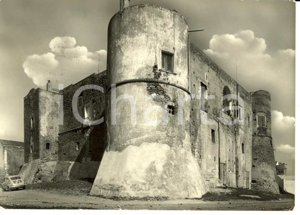 Cartolina originale da collezione 1962 BERNALDA (MT) Il Castello *Cartolina postale FG VG 1