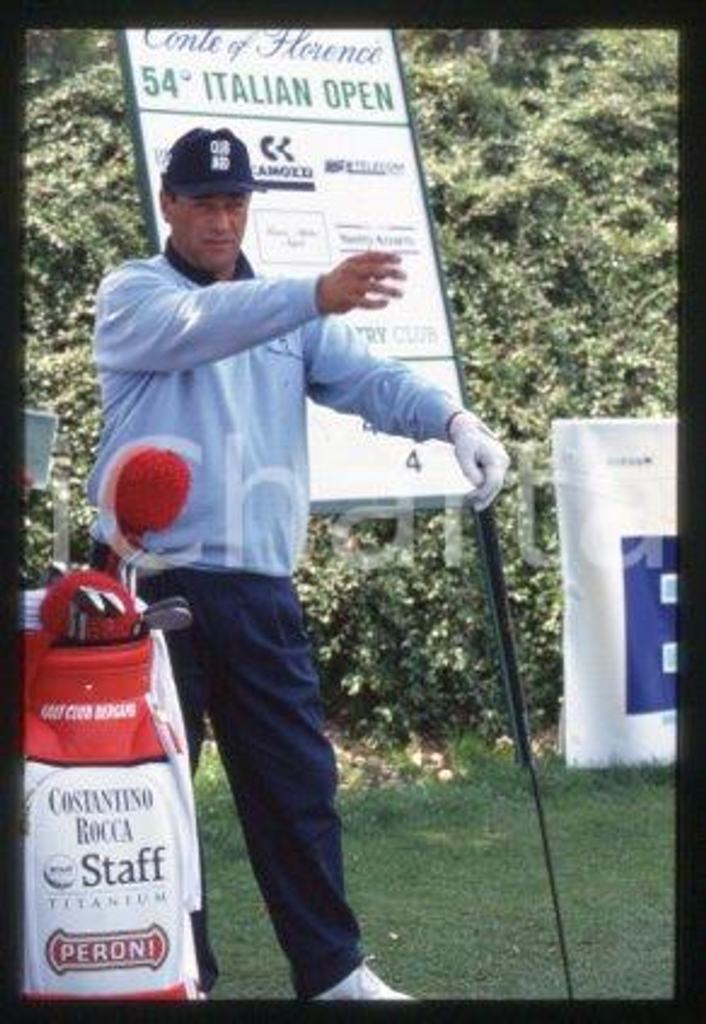 Costantino ROCCA CONTE OF FLORENCE Italian golfer 1997 ca * 35mm vintage slide 9