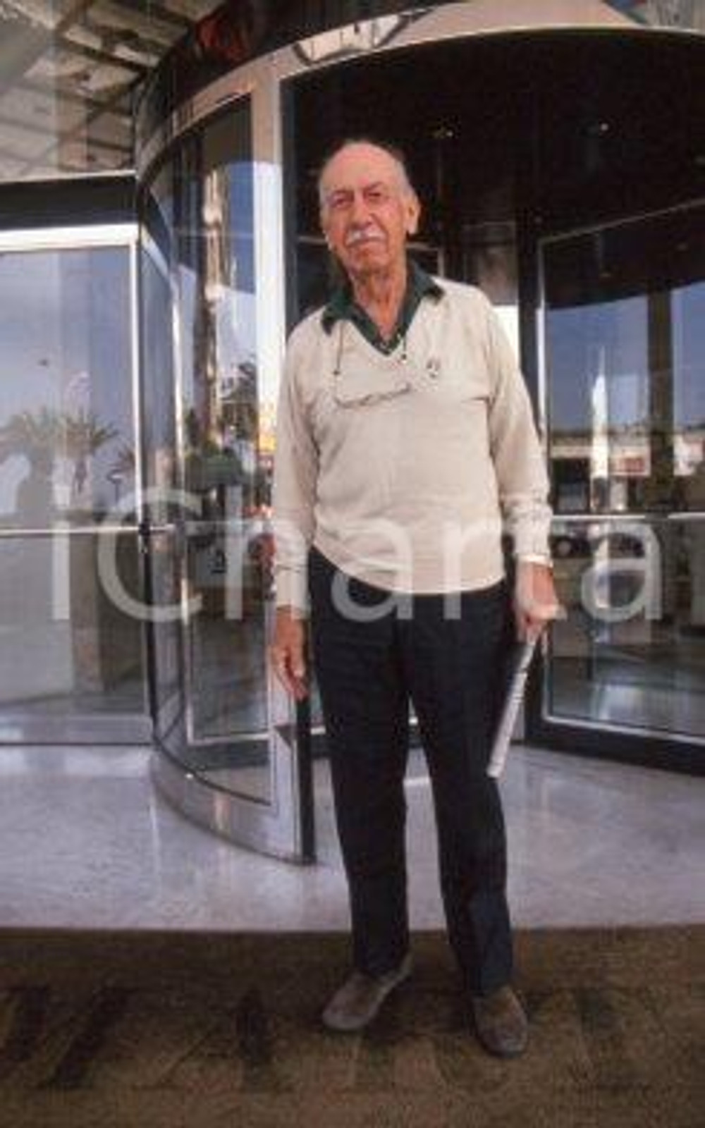 35mm vintage slide* 1985ca CANNES CINEMA Jose FERRER ritratto (25)