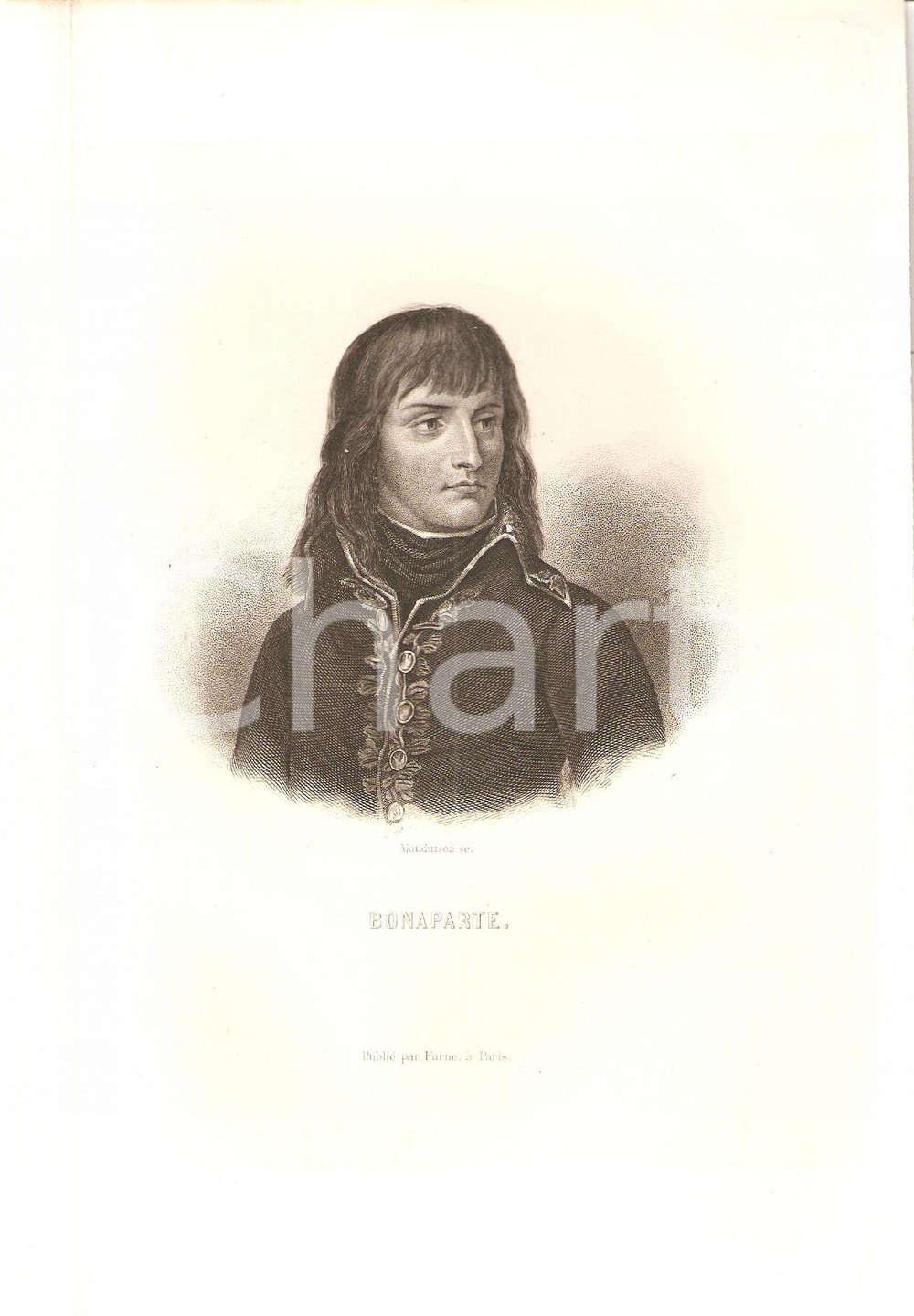 Stampa, bozzetto originale 1879 HISTOIRE DE FRANCE NapolÃ©on BONAPARTE Portrait Stampa 1