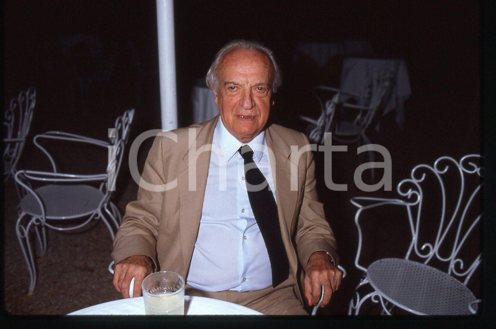 35mm vintage slide* 1985 ca VENEZIA (?) Ruggero ORLANDO Ritratto (1)