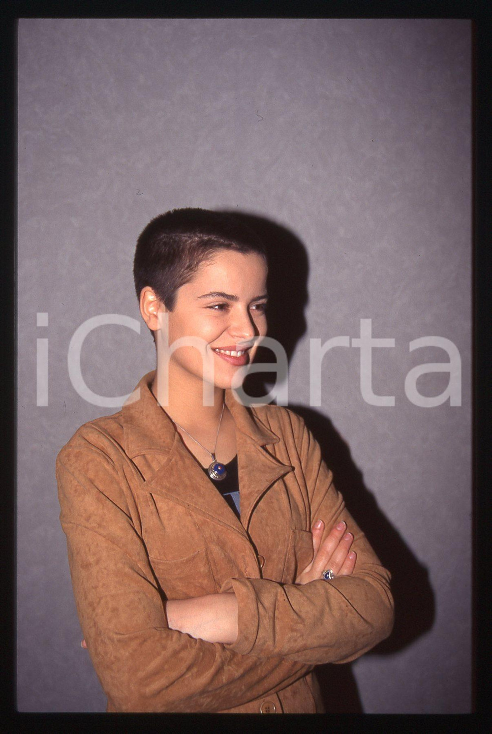 35mm vintage slide* 1997 SANREMO Silvia SALEMI Ritratto della cantante (22)