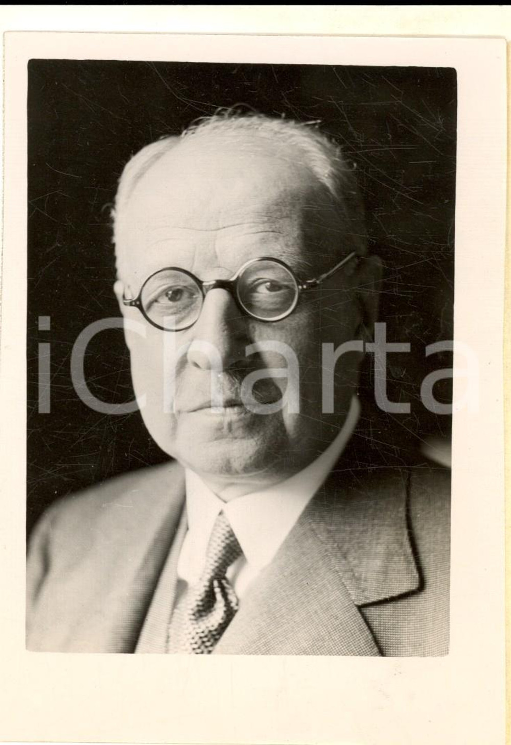 Fotografia d epoca originale 1935 PARIS Ritratto di Charles REIBEL avvocato e politico Foto 9x12 cm 1