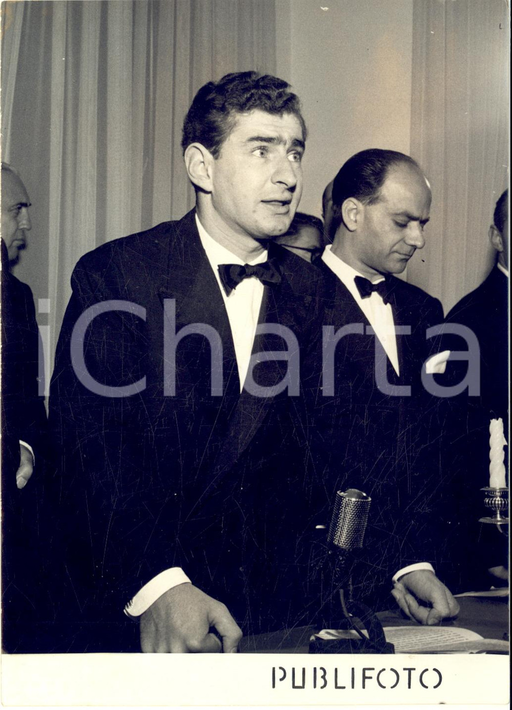 1955 ca VALDAGNO Premio MARZOTTO - Discorso conte Paolo MARZOTTO *Foto 13x18