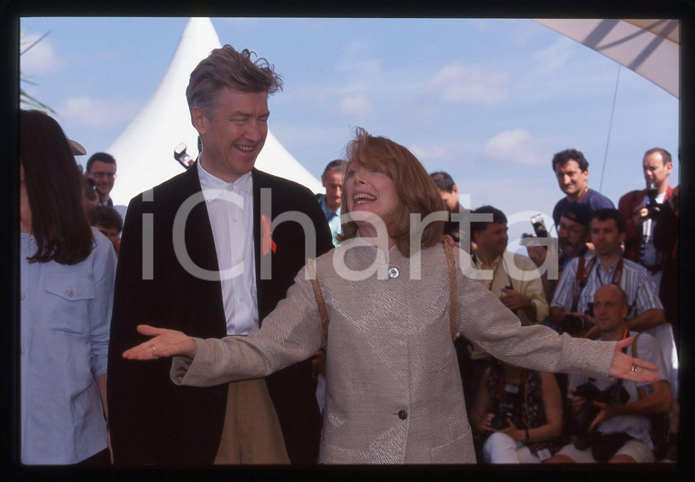 35mm vintage slide* 1999 FESTIVAL DI CANNES Sissy SPACEK David LYNCH Ritratto 2