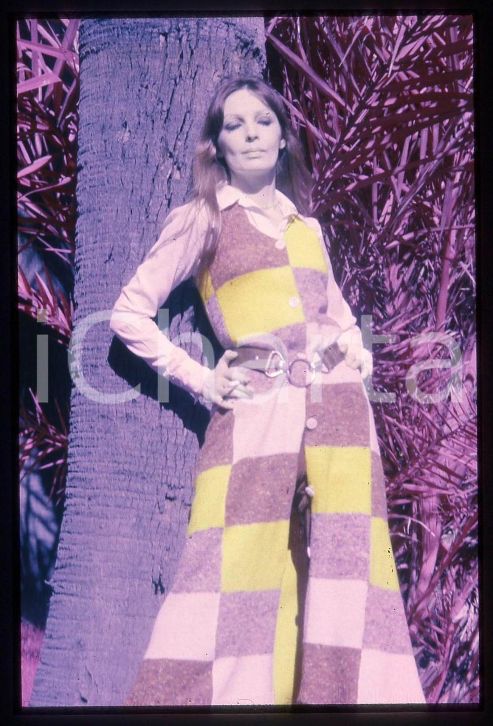 35mm vintage slide* 1975 ca MUSICA Marie LAFORÊT Ritratto della cantante (10)