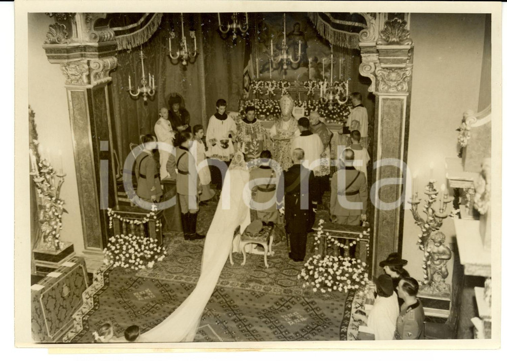 Fotografia d epoca originale 1939 REVIGLIASCO TO Nozze Pia DE VECCHI DI VAL CISMON  Roberto VENTURI Foto 1