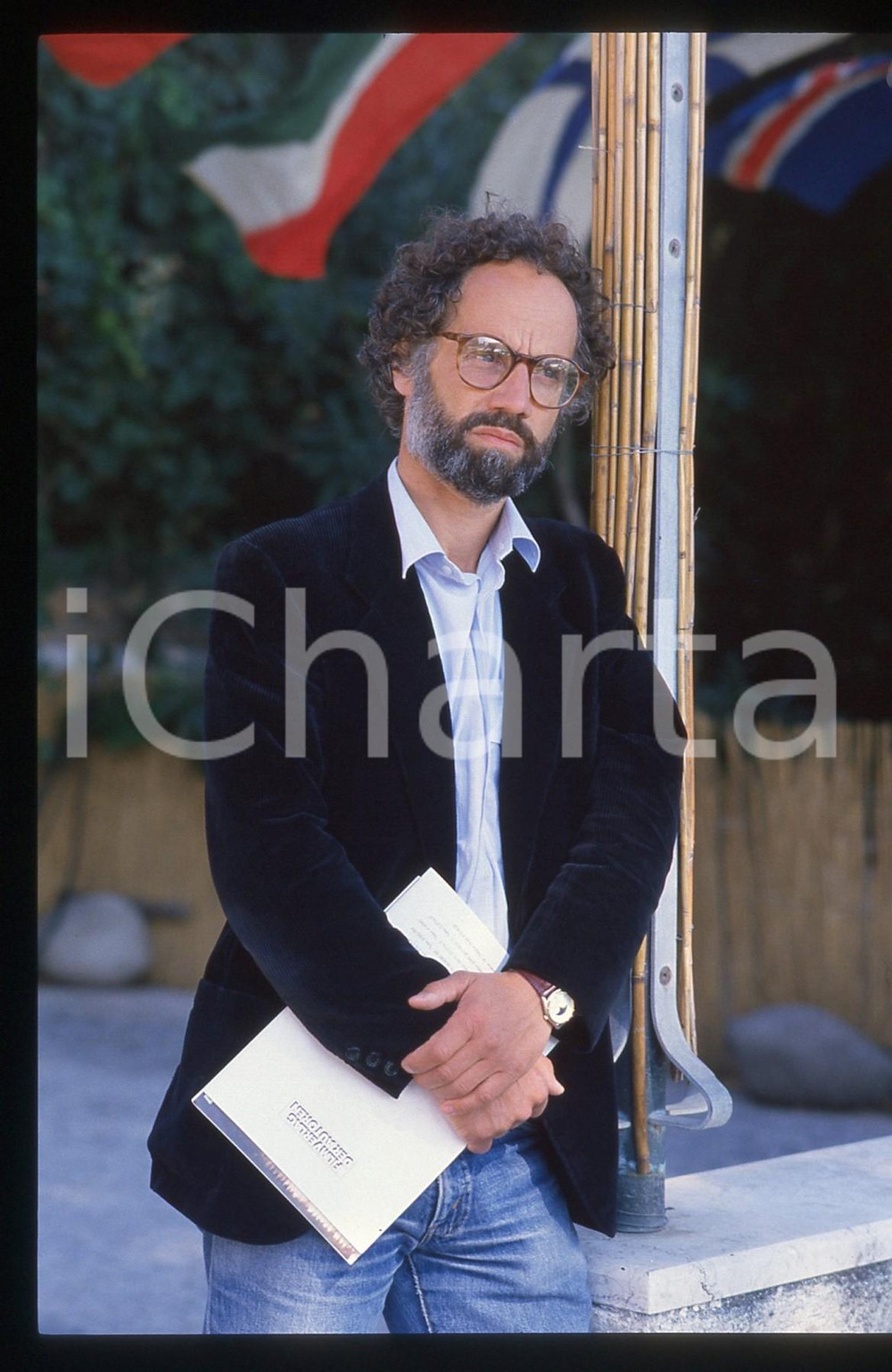 35mm vintage slide* 1986 VENEZIA Markus IMHOOF - Ritratto del regista (1)