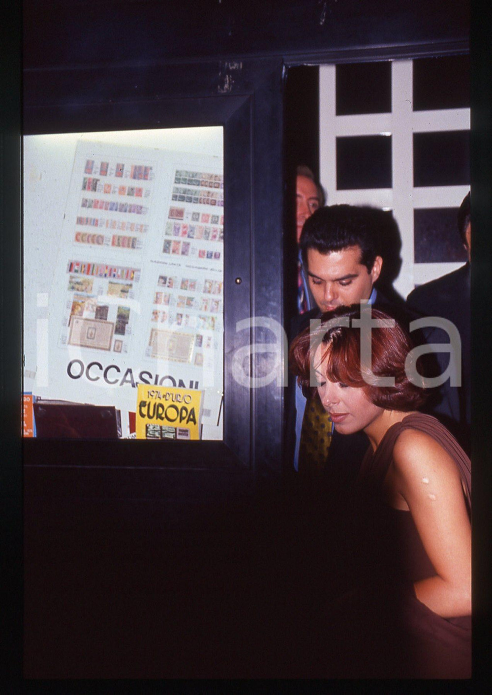 35mm vintage slide* 1994 ROMA Donatella DI ROSA "LADY GOLPE" e Fabrizio GALLO 15