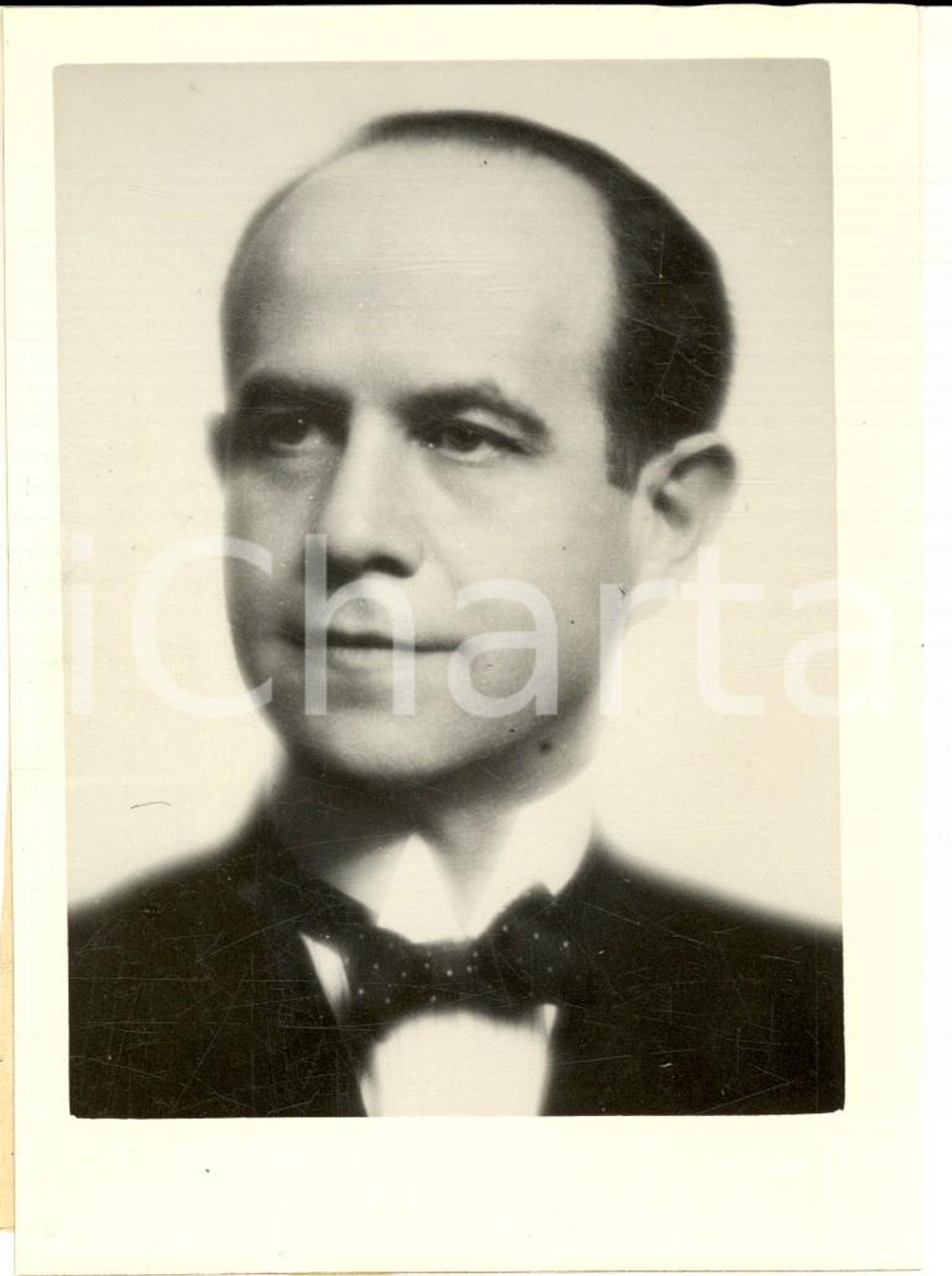 Fotografia d epoca originale 1936 PARIS Ritratto di JeanJacques STERN ministro delle colonie Foto 9x12 1