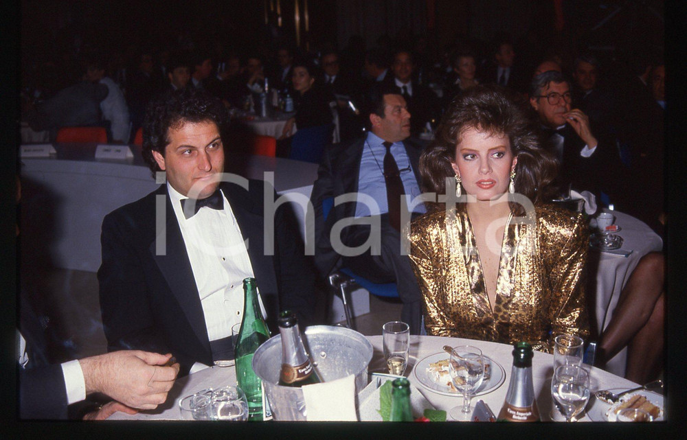 35mm vintage slide*1988 MISS UNIVERSO ITALIA Cecilia BOLOCCO Jeffrey BERKOWITZ 2
