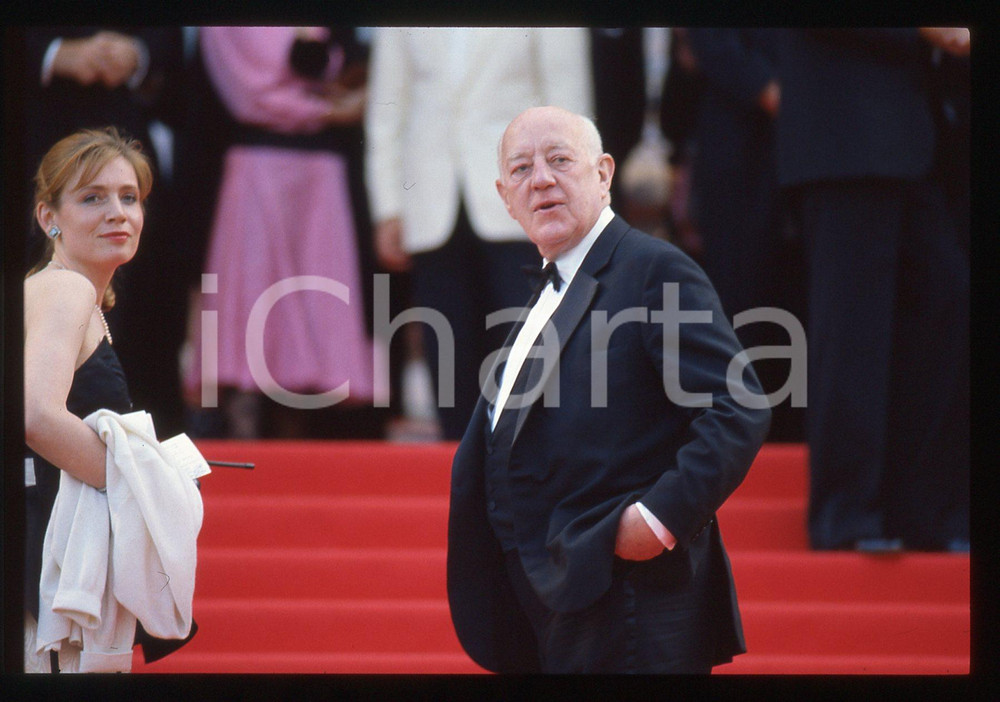35mm vintage slide* 1987 FESTIVAL CANNES - Alec GUINNESS sul Red carpet (2)