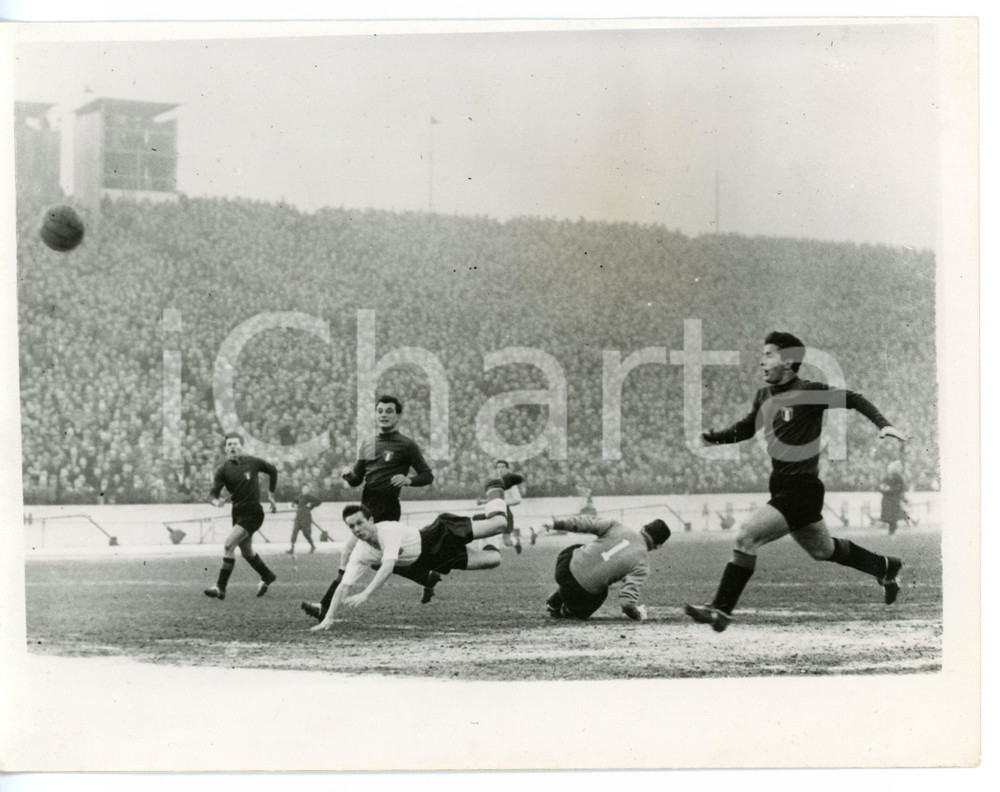 1956 LONDON FOOTBALL U23 - ENGLAND-ITALY 5-1 Bobby AYRE - Ideo STEFANI *Foto