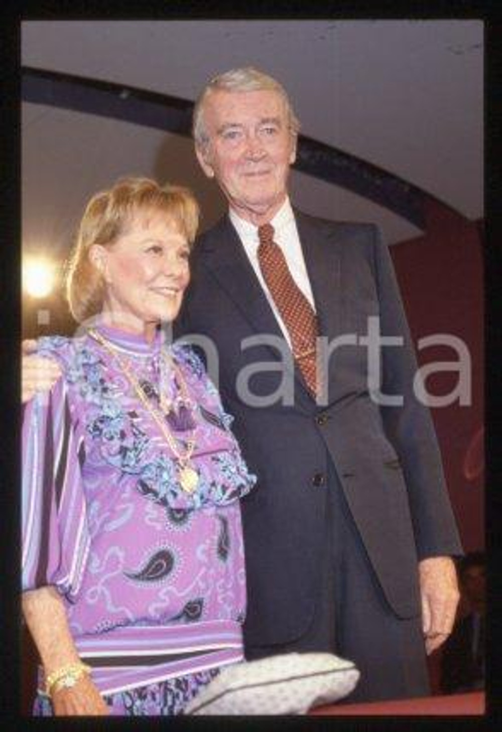 35mm vintage slide* 1985 ca CINEMA June ALLYSON and James STEWART (38)