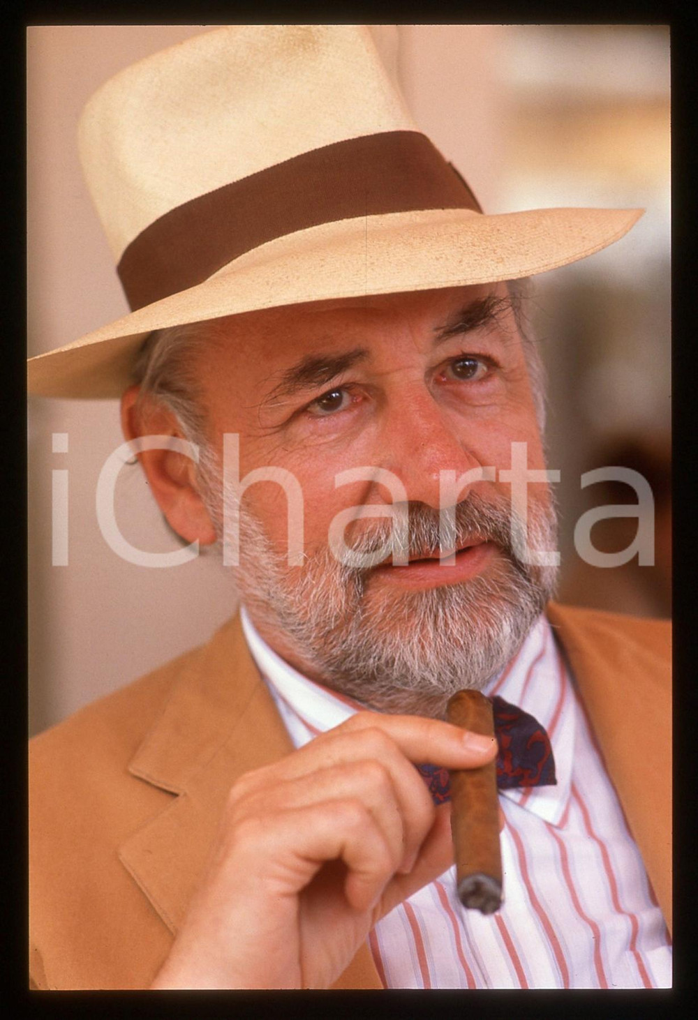 35mm vintage slide* 1989 CANNES Philippe NOIRET al Festival del Cinema (16)