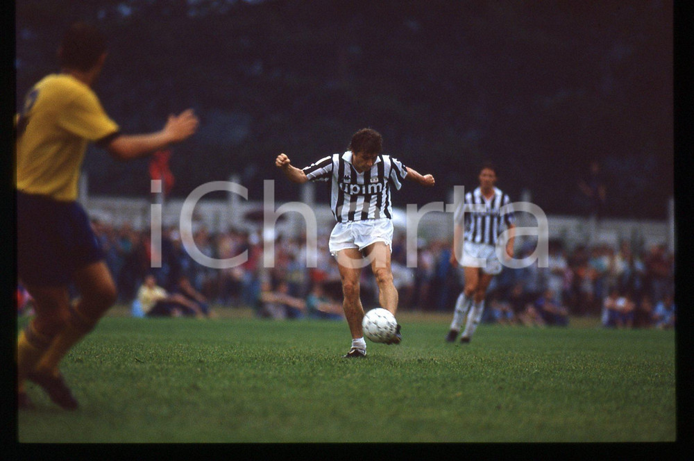 35mm vintage slide* 1989 VILLAR PEROSA JUVENTUS A vs B 5-0 - Oleksandr ZAVAROV 6