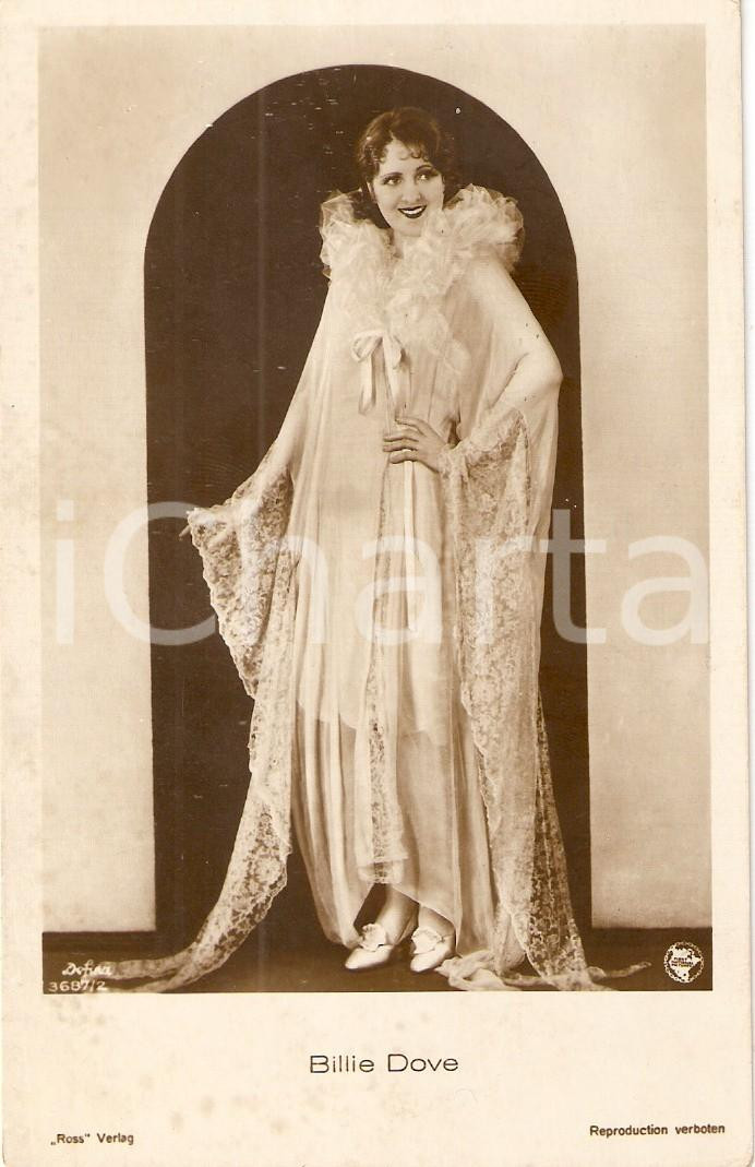 Cartolina originale da collezione 1925 ca CINEMA Actress Billie DOVE Portrait Cartolina FP NV 1
