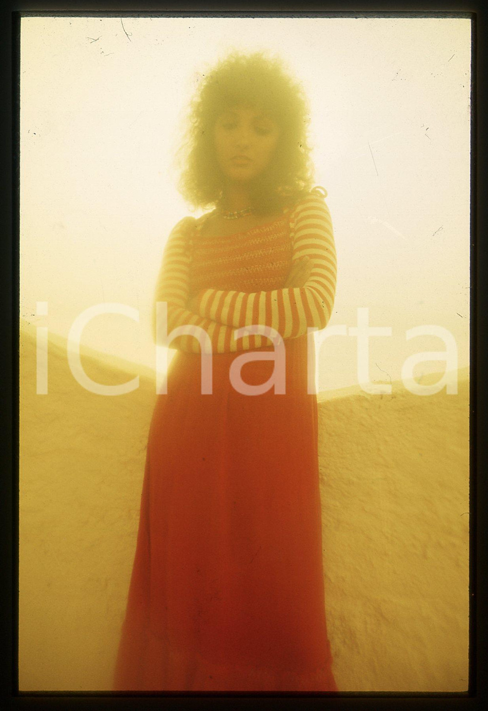 35mm vintage slide* 1970ca CATANIA (?) Marcella BELLA Ritratto della cantante 13