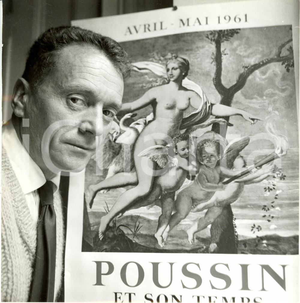 Fotografia d epoca originale 1961 ROUEN F Gilbert PROUTEAU Exposition Nicolas Poussin et son temps Photo 1