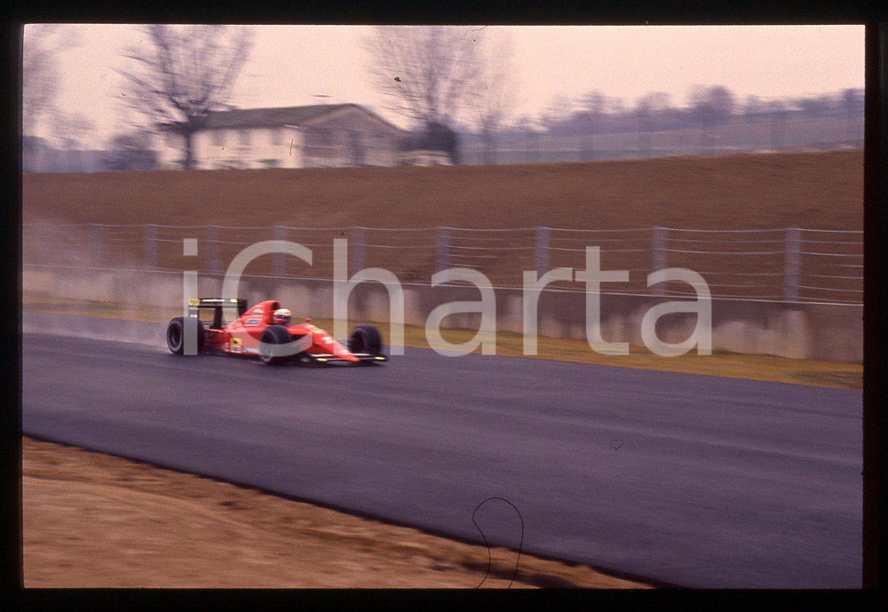 35mm vintage slide* 1991 Circuito MUGELLO Alain PROST su FERRARI 642 F1 - Prove