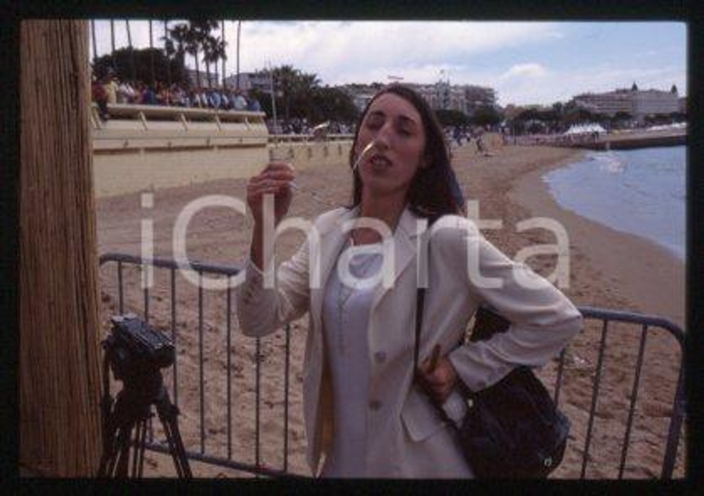 35mm vintage slide* 1995 CANNES Film Festival Rossy DE PALMA actress (32)