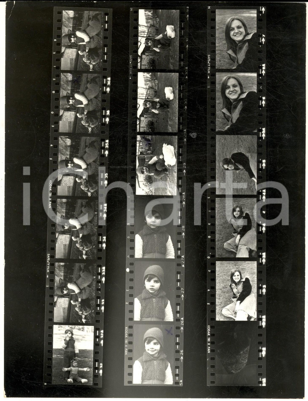 1973 COSTUME Ritratti Benedetta MAZZINI CROCCO bambina - Foto 12 provini