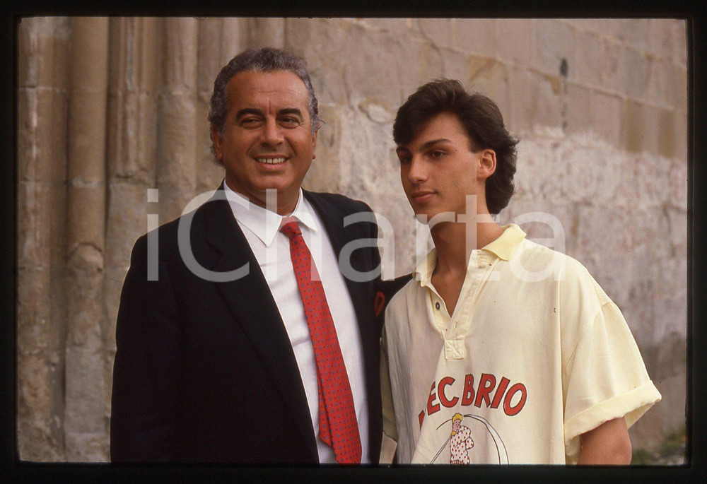 35mm vintage slide* 1987 ARENA DI VERONA Vittorio e Andrea SALVETTI Ritratto (5)