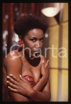 35mm vintage slide* 1985 ITALY singer Josette MARTIAL Portrait (49)