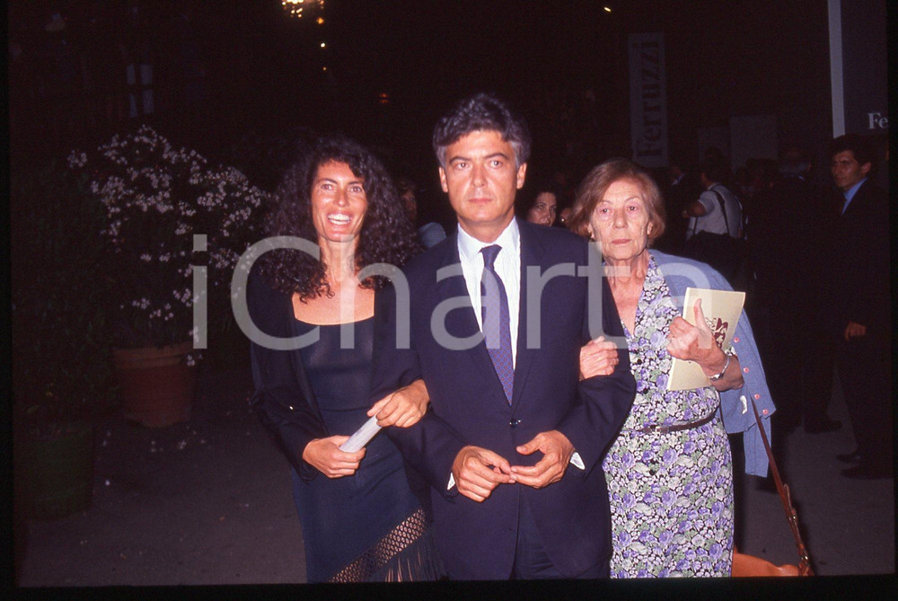 35mm vintage slide* 1990 ROMA Claudio MARTELLI Rosy GRECO (2)