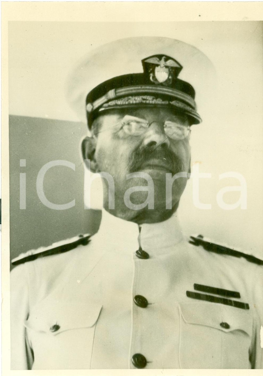 Fotografia d epoca originale 1932 WASHINGTON USA Ammiraglio Montgomery TAYLOR comandante settore asiatico 1