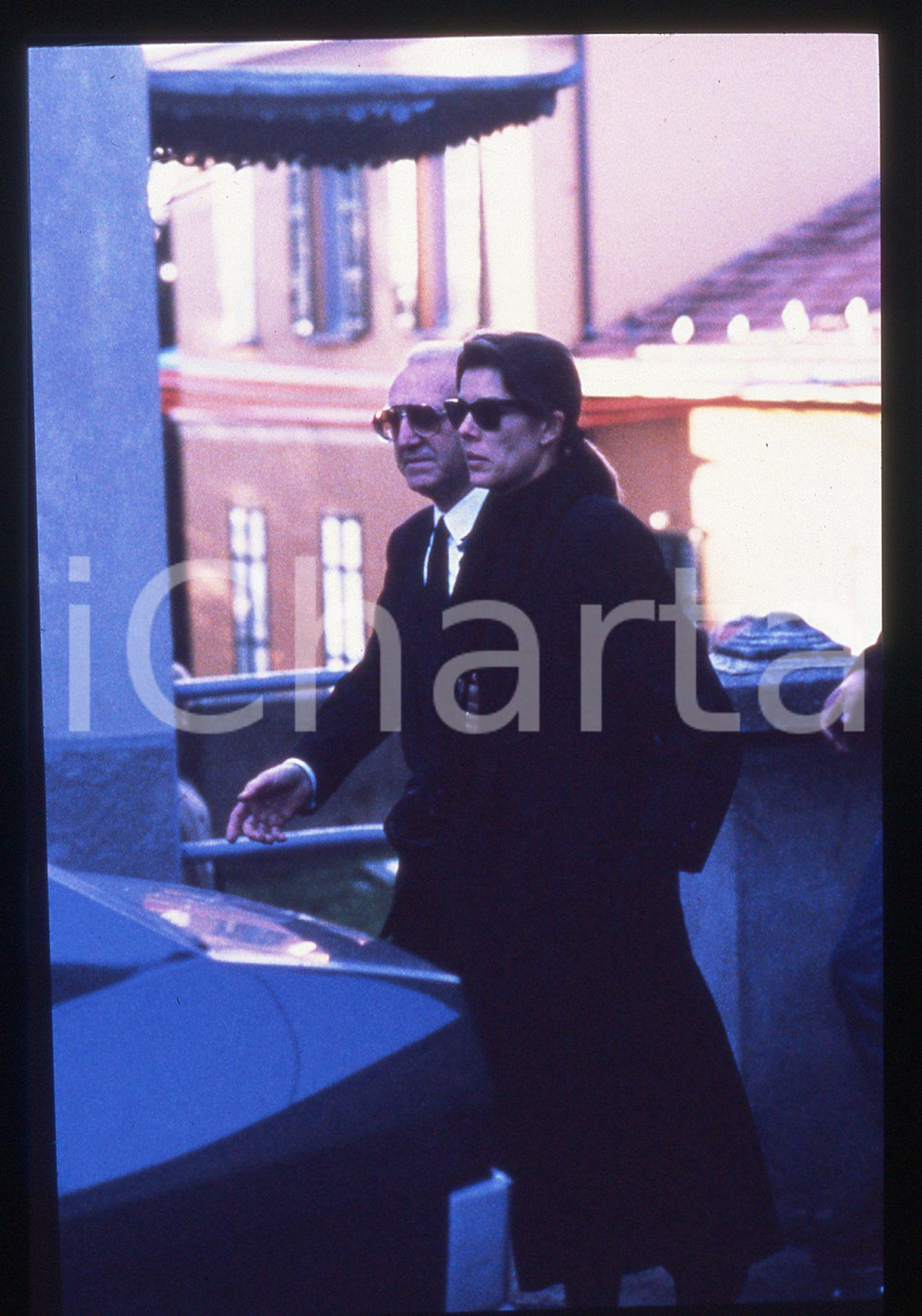 35mm vintage slide* 1990 FINO MORNASCO Carolina di MONACO Giancarlo CASIRAGHI (1