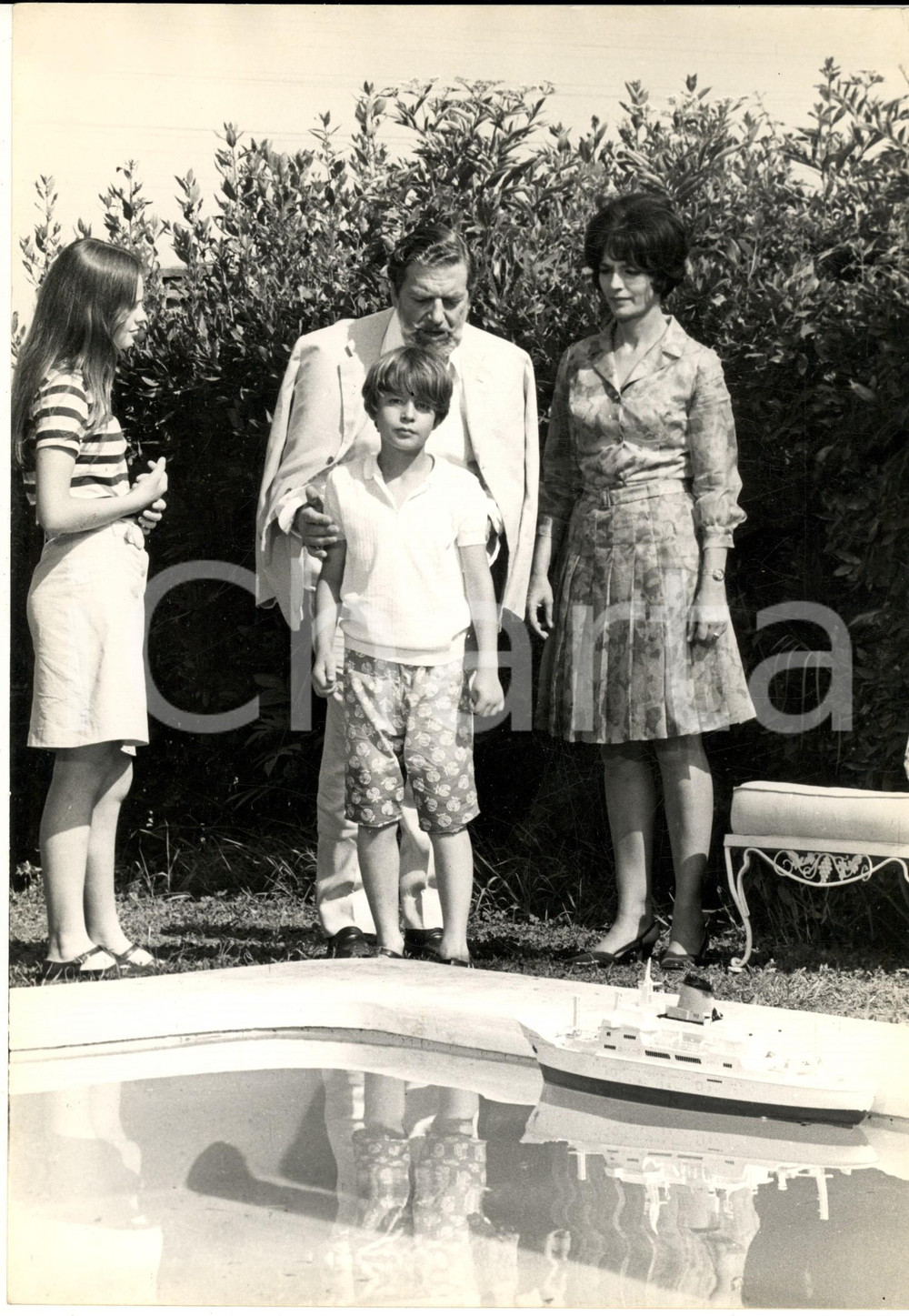 1968 CINEMA "Temptation" - Lamberto BENVENUTI sul set (2) Foto 20x30 cm