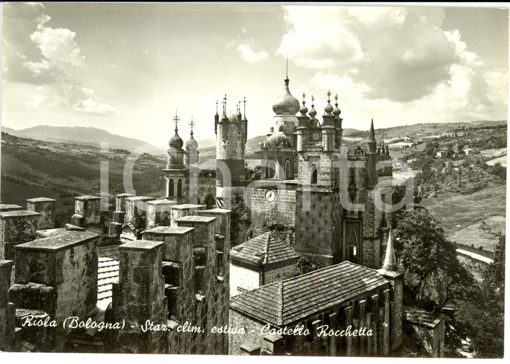 Cartolina originale da collezione 1960 ca RIOLA BO Castello ROCCHETTA Cartolina postale FG NV 1