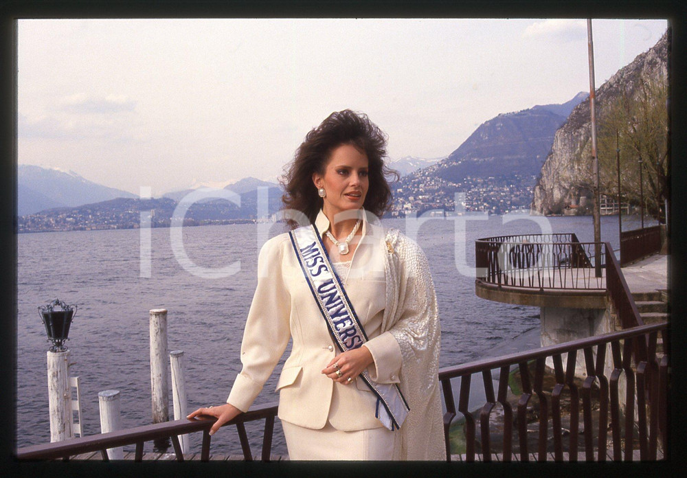 35mm vintage slide* 1988 CAMPIONE D'ITALIA Cecilia BOLOCCO Miss UNIVERSO 1987 4