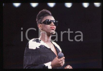 35mm vintage slide* 1990 ca ITALY American house music singer ADEVA (7)