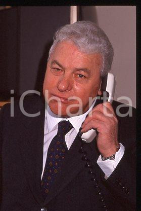 Fotografia d epoca originale Enore DEOTTO  ITALIA Ritratto del Presidente SMAU 1990 ca 35mm vintage slide 2 1