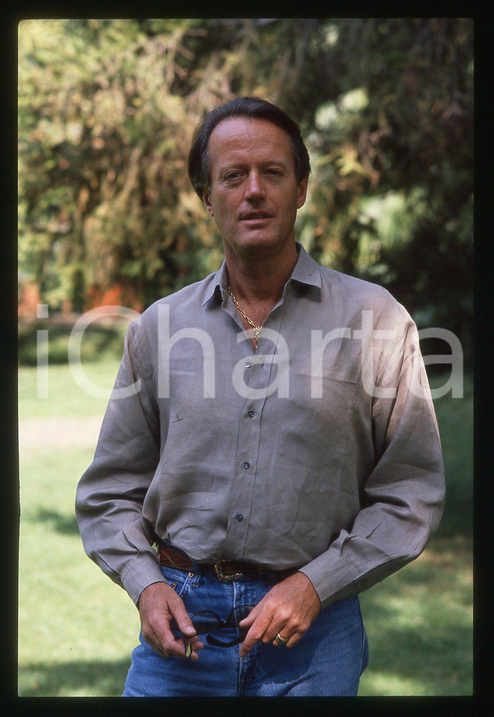 35mm vintage slide* 1990ca CINEMA Peter FONDA Ritratto dell'attore (1)