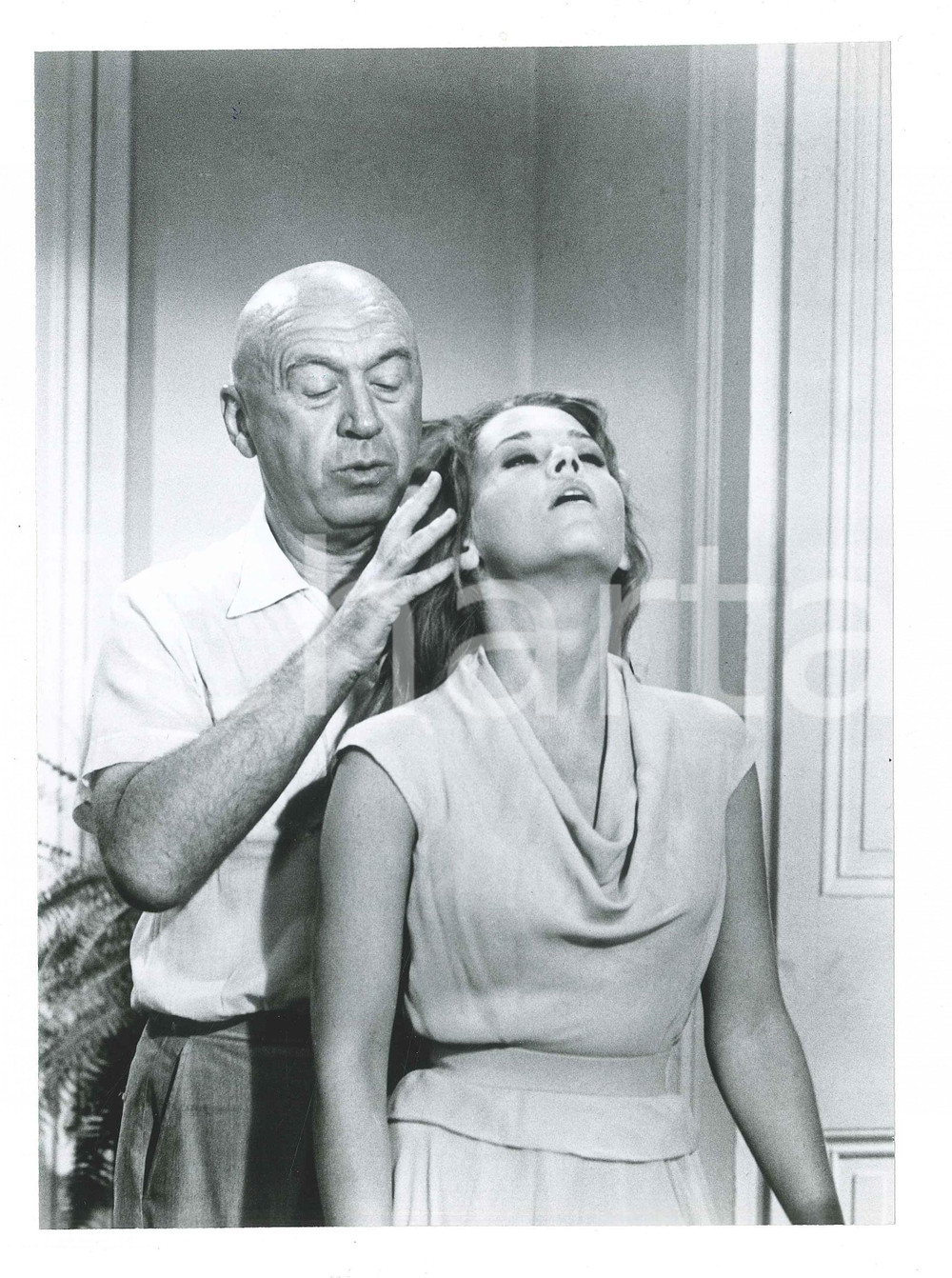 Fotografia d epoca originale 1966 CINEMA Hurry Sundown Otto PREMINGER con Jane FONDA sul set Foto 1