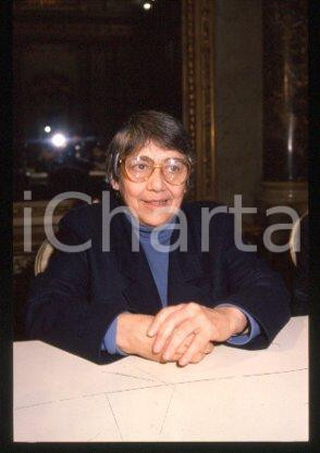 35mm vintage slide* 1990 ca ITALY a writer and journalist Rosellina BALBI (3)